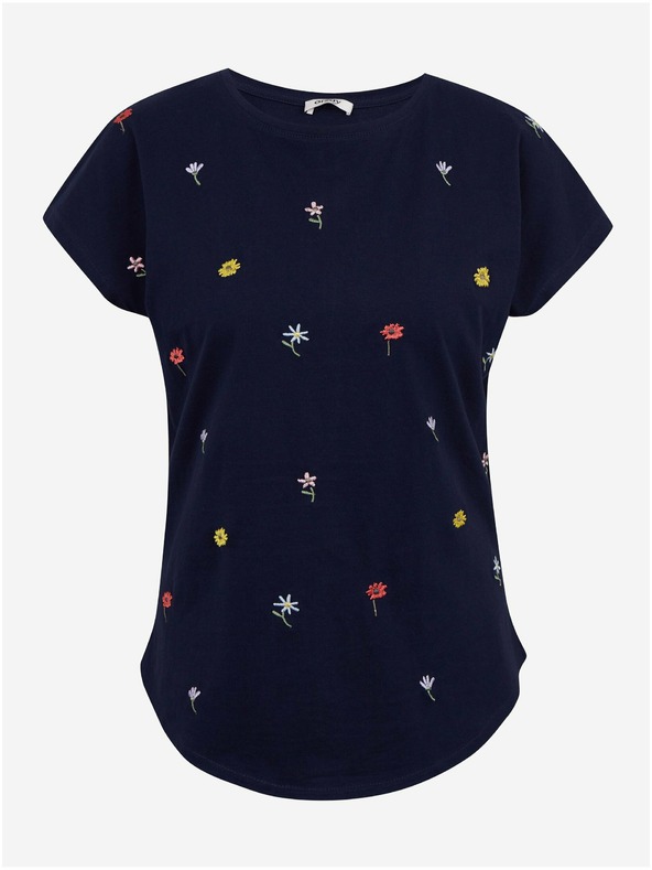 Orsay Tamnoplava ženska majica cvjetnog uzorka ORSAY