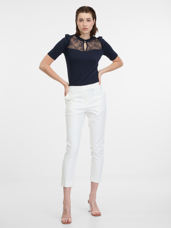 Orsay Tamnoplava ženska majica s ORSAY čipkom