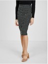 Orsay Bijelo-crna ženska suknja s uzorkom ORSAY
