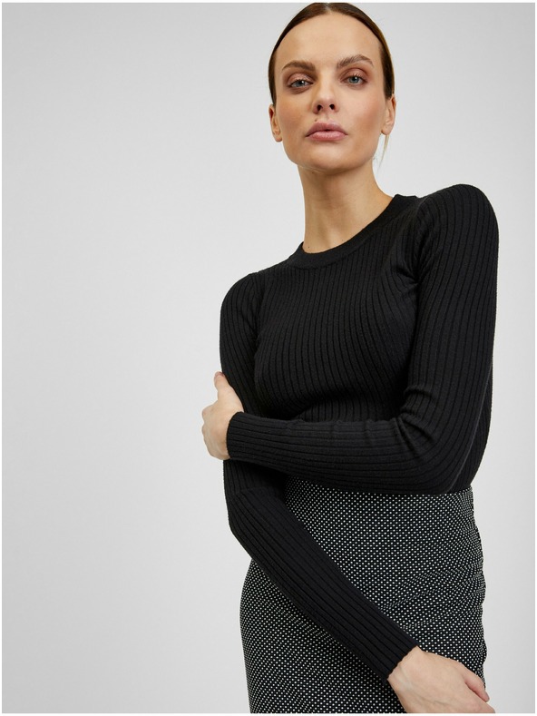 Orsay Bijelo-crna ženska suknja s uzorkom ORSAY