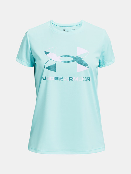 Under Armour Djevojačka majica Under Armour Tech Graphic Big Logo SS