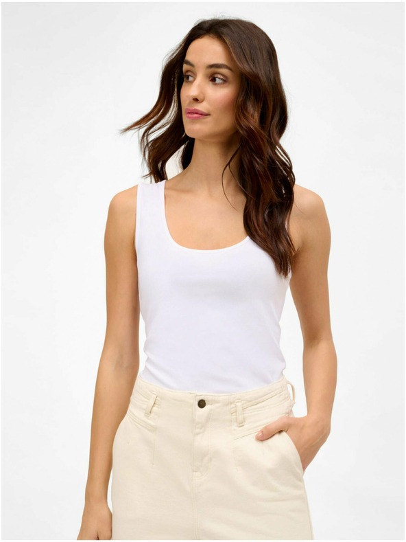 Orsay Bijela basic majica bez rukava ORSAY
