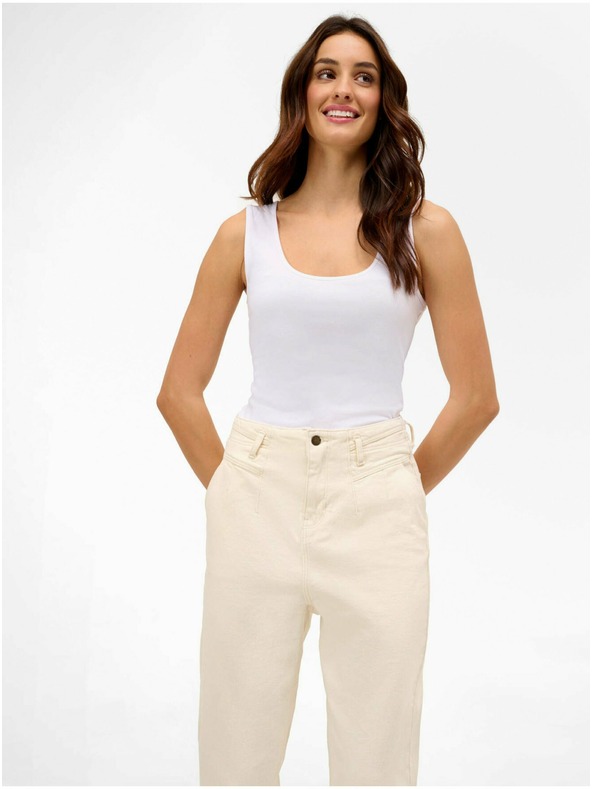 Orsay Bijela basic majica bez rukava ORSAY