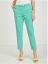 Orsay Svjetlozelene ženske hlače na kockice ORSAY