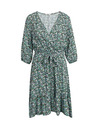 Orsay Zelena ženska haljina s uzorkom na vezanje ORSAY