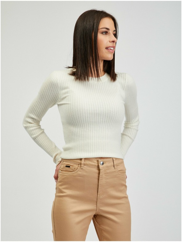 Orsay Bež ženske hlače uskog kroja ORSAY Paul