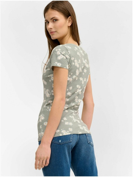 Orsay Svjetlozelena majica cvjetnog uzorka ORSAY