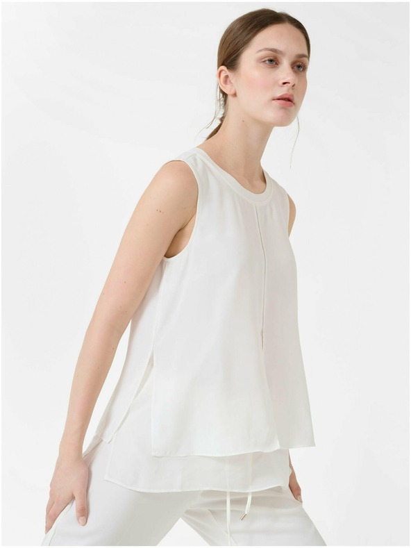 Orsay Bijela majica bez rukava ORSAY