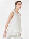 Orsay Bijela majica bez rukava ORSAY