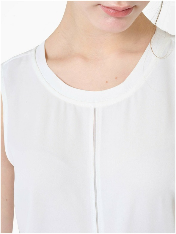 Orsay Bijela majica bez rukava ORSAY