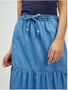 Orsay Plava duga suknja od trapera s volanima ORSAY