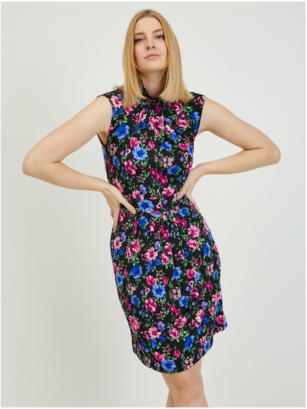 Orsay Crna ženska cvjetna plašt haljina ORSAY