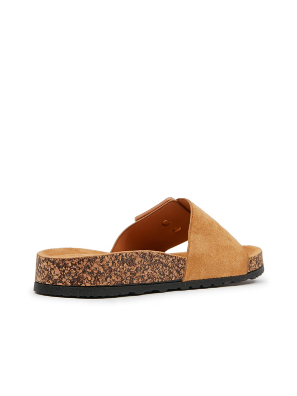 Orsay Smeđe ženske papuče u semiš verziji ORSAY