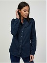 Orsay Tamnoplava košulja od trapera ORSAY
