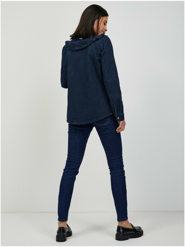 Orsay Tamnoplava košulja od trapera ORSAY