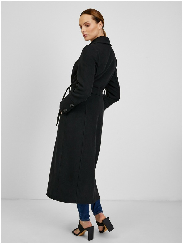 Orsay Crni ženski zimski kaput s primjesom vune ORSAY