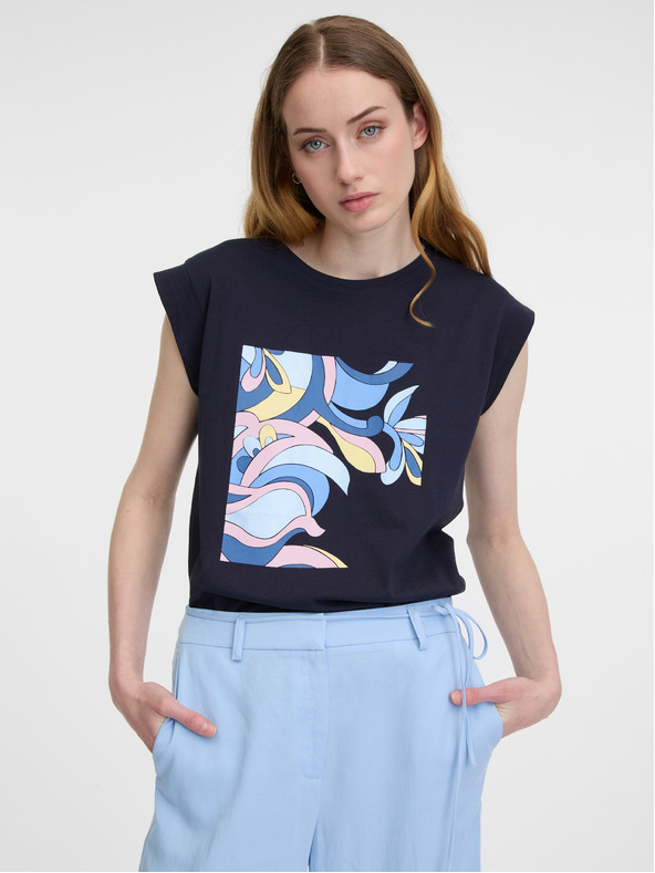 Orsay Tamnoplava ženska majica ORSAY