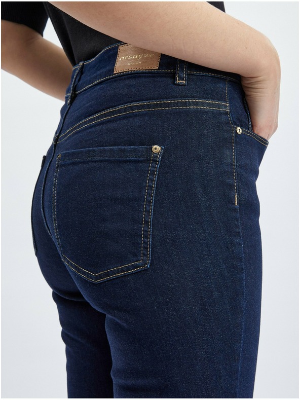 Orsay Tamnoplave ženske traperice užeg kroja ORSAY