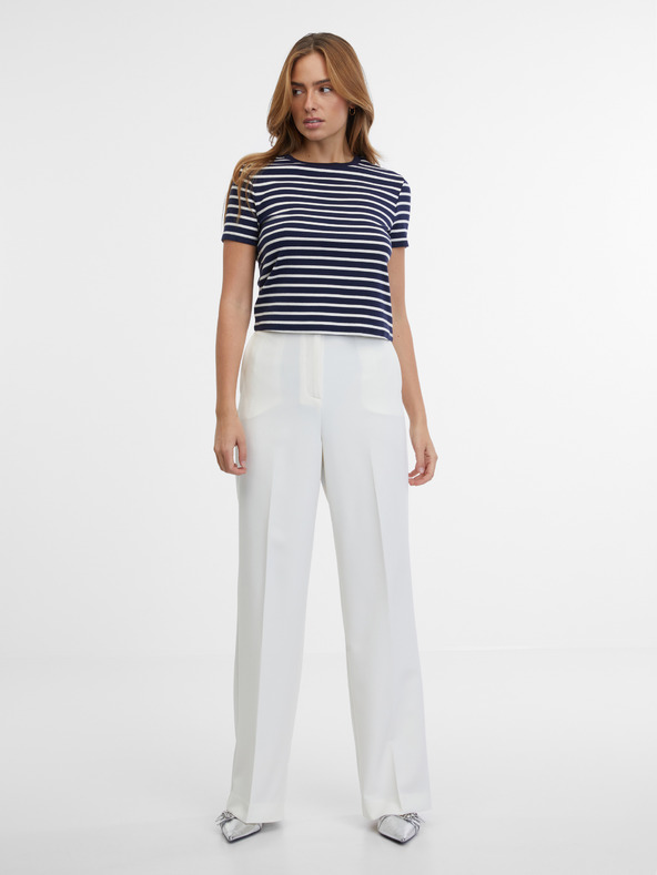 Orsay Tamno plava ženska prugasta majica ORSAY