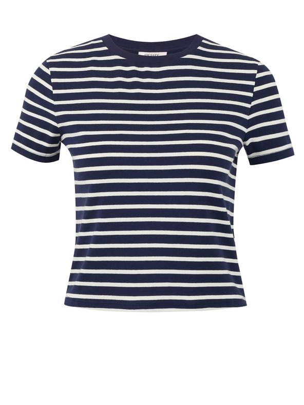 Orsay Tamno plava ženska prugasta majica ORSAY