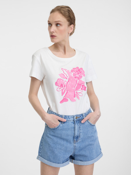 Orsay Bijela ženska majica kratkih rukava ORSAY