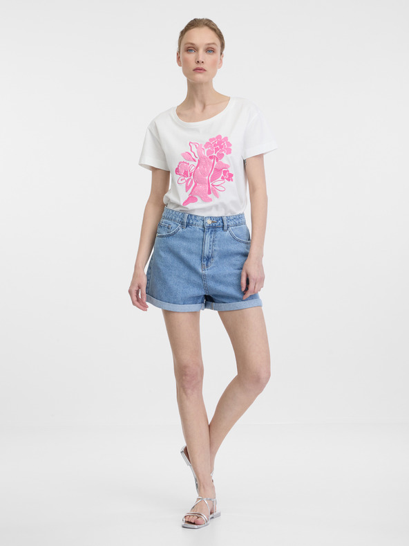 Orsay Bijela ženska majica kratkih rukava ORSAY