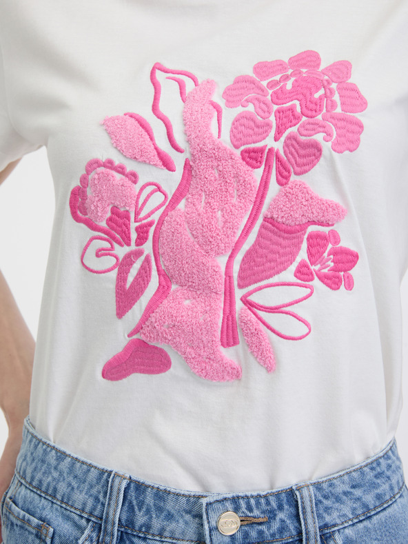 Orsay Bijela ženska majica kratkih rukava ORSAY