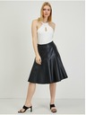 Orsay Crna ženska suknja od umjetne kože ORSAY