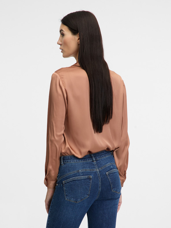 Orsay Svijetlo smeđa ženska košulja s ORSAY kragnom