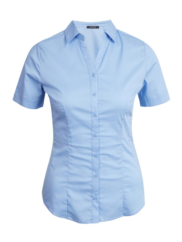 Orsay Svjetloplava košulja kratkih rukava ORSAY