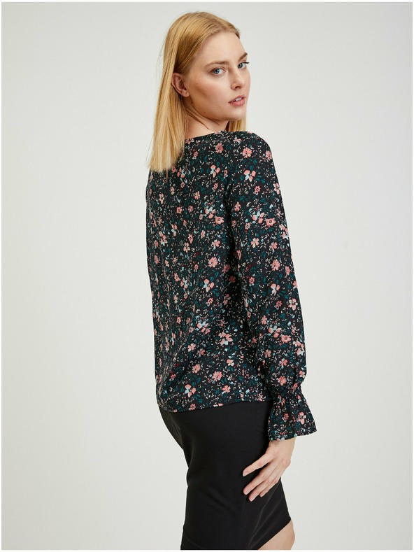 Orsay Crna ženska bluza cvjetnog uzorka ORSAY