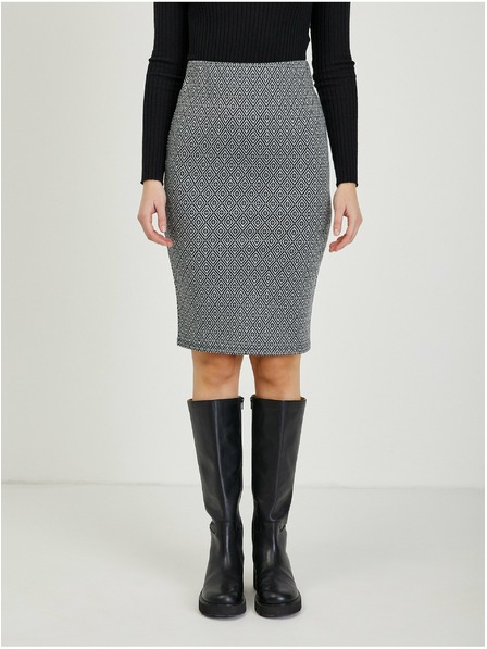 Orsay Crna ženska uska suknja s uzorkom ORSAY