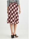 Orsay Crvena ženska suknja na kockice ORSAY