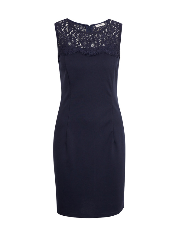Orsay Tamnoplava ženska uska haljina s čipkom ORSAY