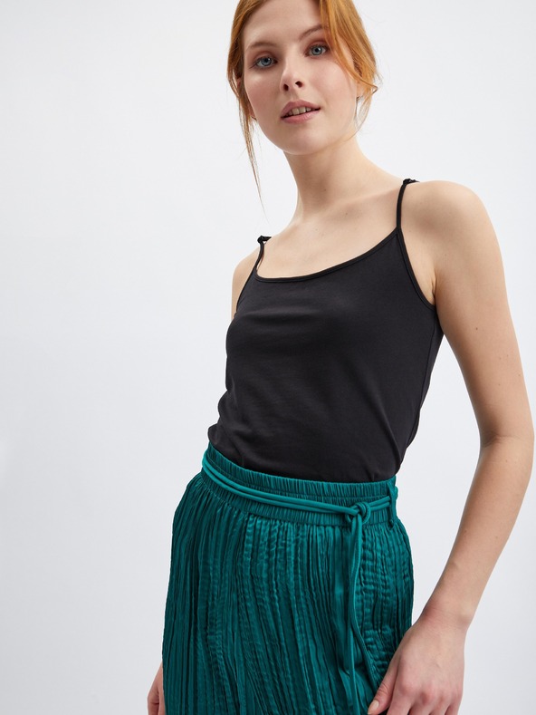 Orsay Tamnozelene ženske hlače ORSAY