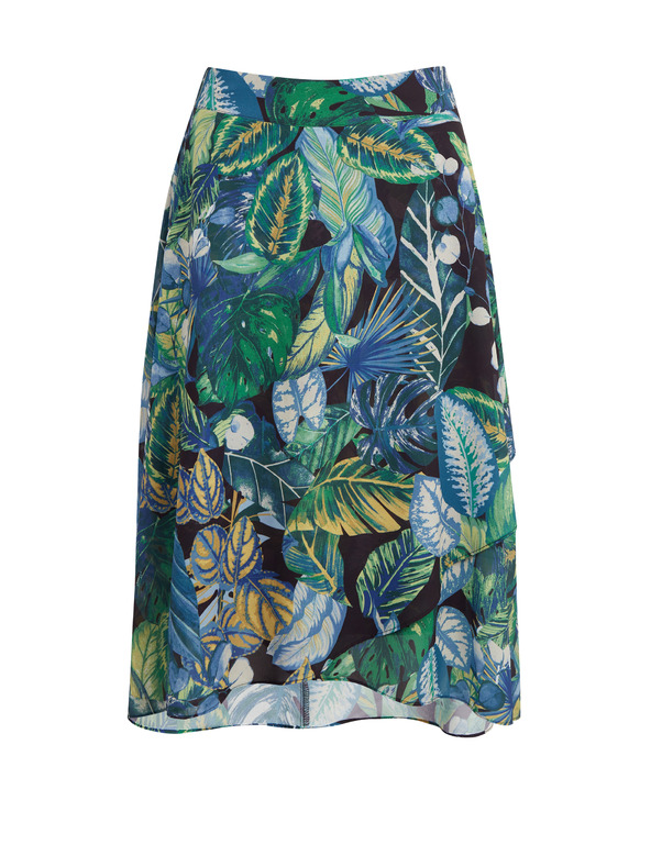 Orsay Crno-zelena ženska suknja s uzorkom ORSAY