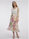 Orsay Ružičasto-bijela ženska cvjetna midi suknja ORSAY