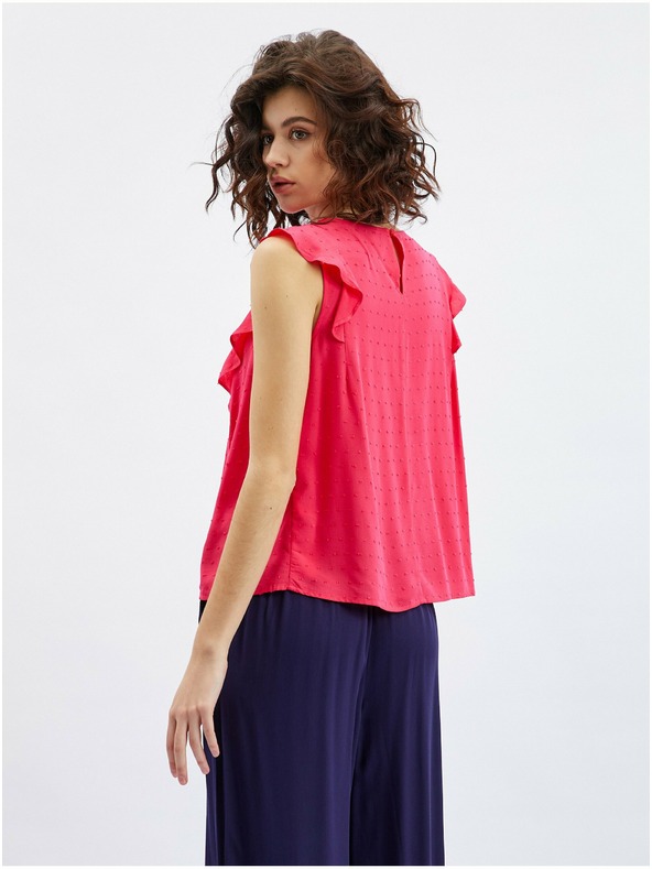 Orsay Tamnoplave ženske široke hlače ORSAY