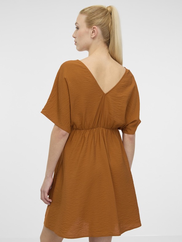 Orsay Smeđa ženska kratka haljina ORSAY