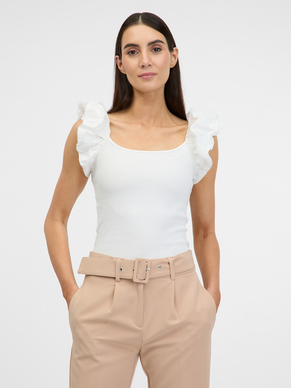 Orsay Krem ženska majica kratkih rukava ORSAY