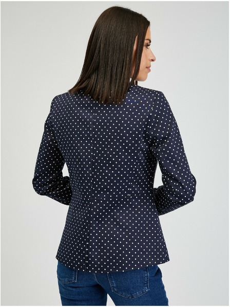 Orsay Tamnoplavi ženski sako na točkice ORSAY