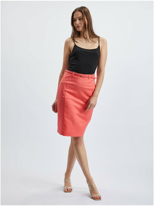 Orsay Koraljnocrvena ženska uska suknja ORSAY