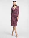 Orsay Ljubičasta ženska platna haljina s uzorkom ORSAY