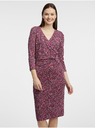 Orsay Ljubičasta ženska platna haljina s uzorkom ORSAY