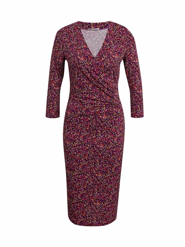 Orsay Ljubičasta ženska platna haljina s uzorkom ORSAY