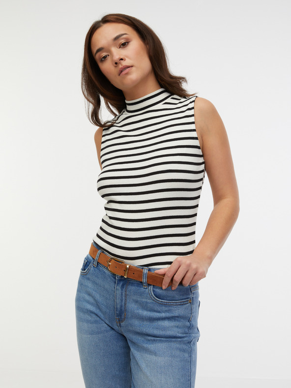 Orsay Smeđi ženski remen od brušene kože ORSAY