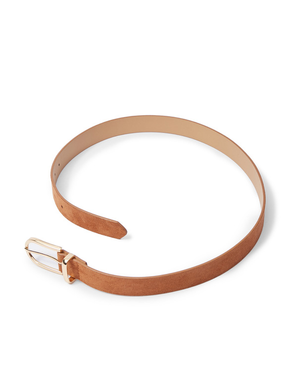 Orsay Smeđi ženski remen od brušene kože ORSAY