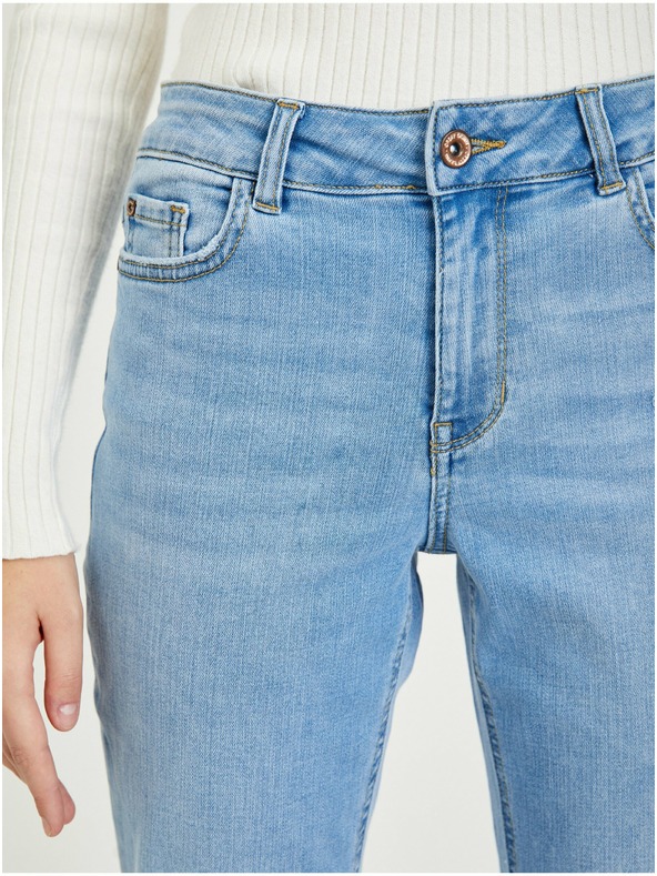 Orsay Svijetloplave ženske traperice ravnog kroja ORSAY