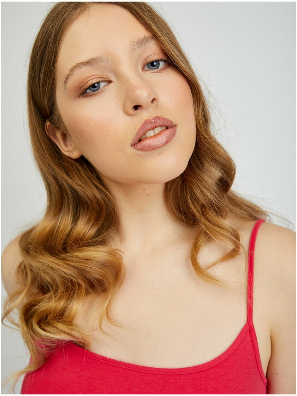 Orsay Komplet od dvije ženske majice bez rukava u tamnoružičastoj boji OR