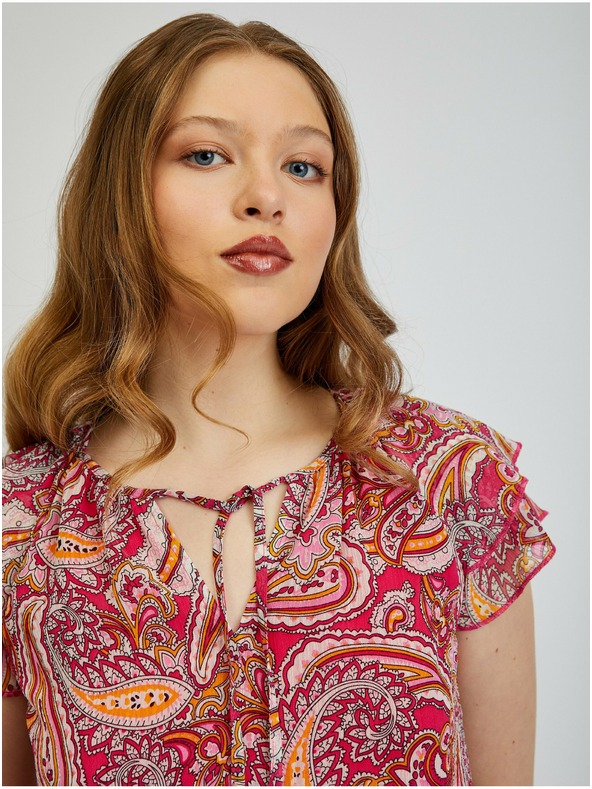 Orsay Crveno-ružičasta ženska bluza s uzorkom ORSAY